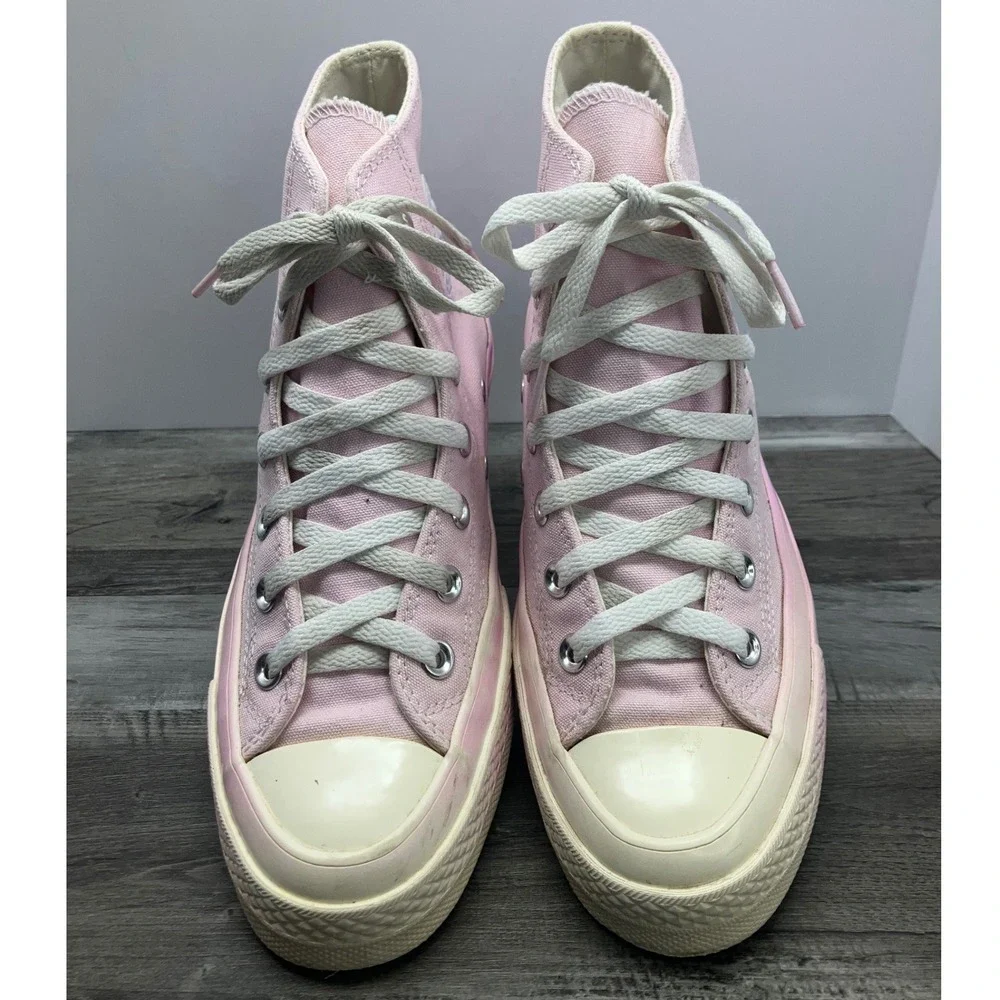 Converse Chuck Taylor All Star Ombre Pink High Top Sneakers A00533C Womens 8 - Picture 5 of 8